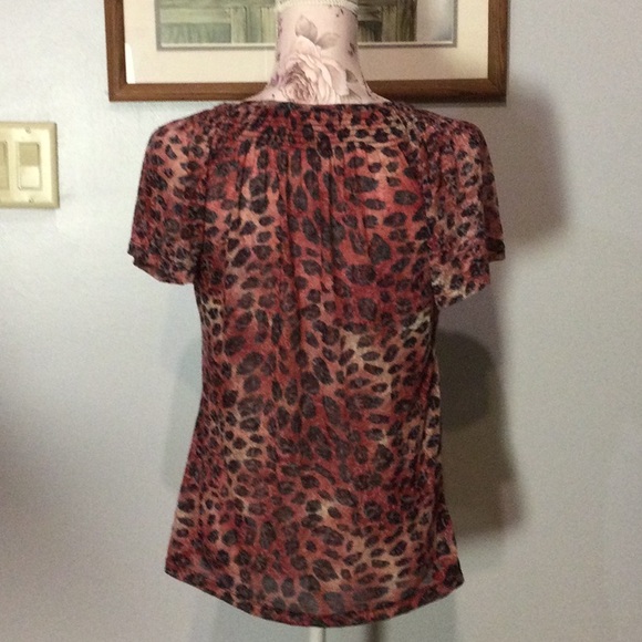 Kim Rogers Rust Blouse - Picture 2 of 4